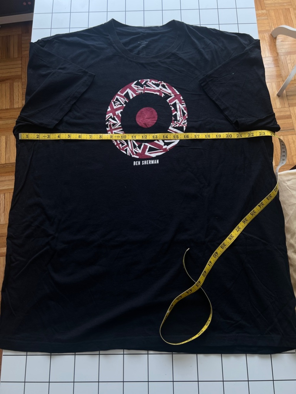 Ben Sherman Black Graphic T- Shirt XXL NWOT